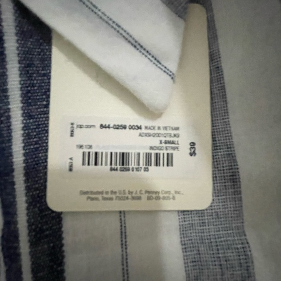 Paperbag Striped Pants - Picture 2 of 4